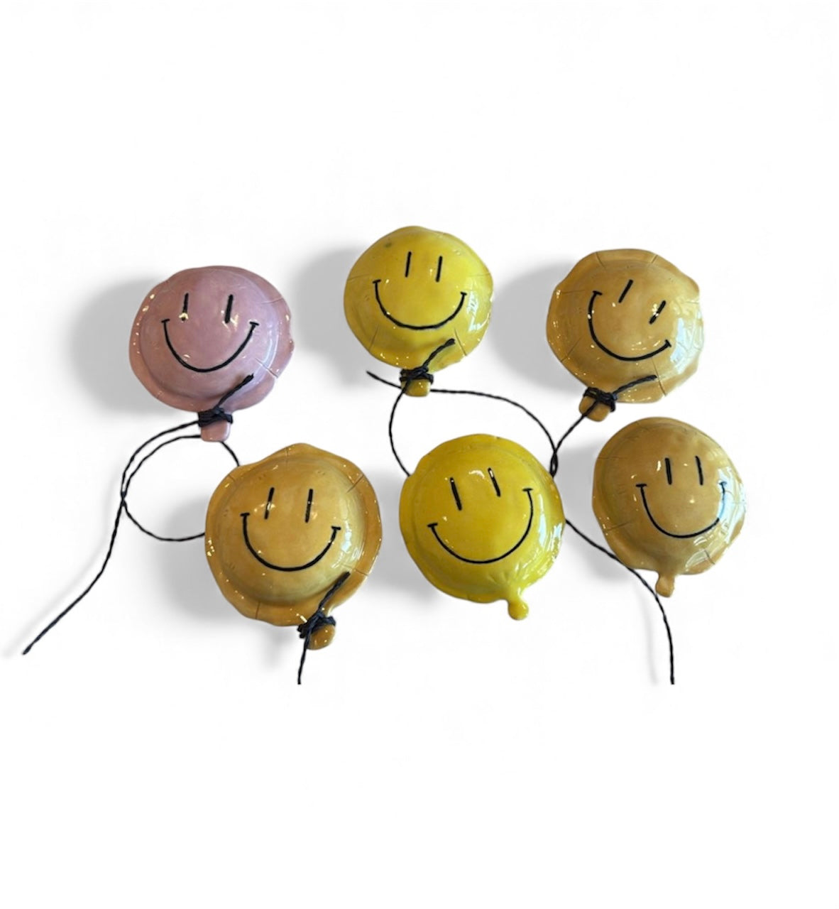 Wall Hanging Ceramic Mini Smiley