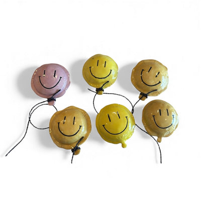 Wall Hanging Ceramic Mini Smiley