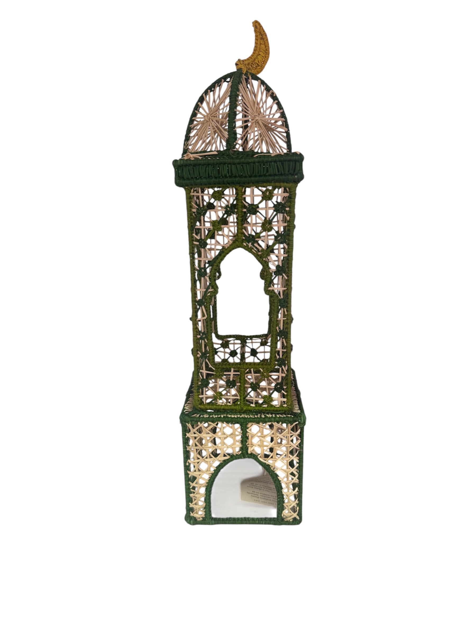 Irica Palm Two Story Minaret Candle Holder