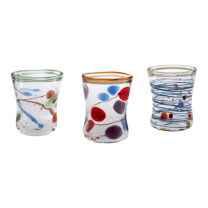 Handblown Murano Teaglass Multicolored