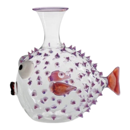 Puffer Fish Carafe Pink