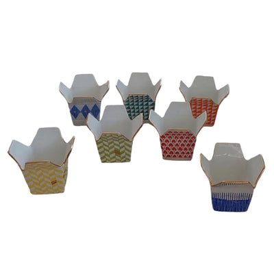 Pop Corn Hand Painted Porcelain Open Box