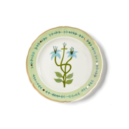 Bitossi Home Botanica Green Dessert Plate