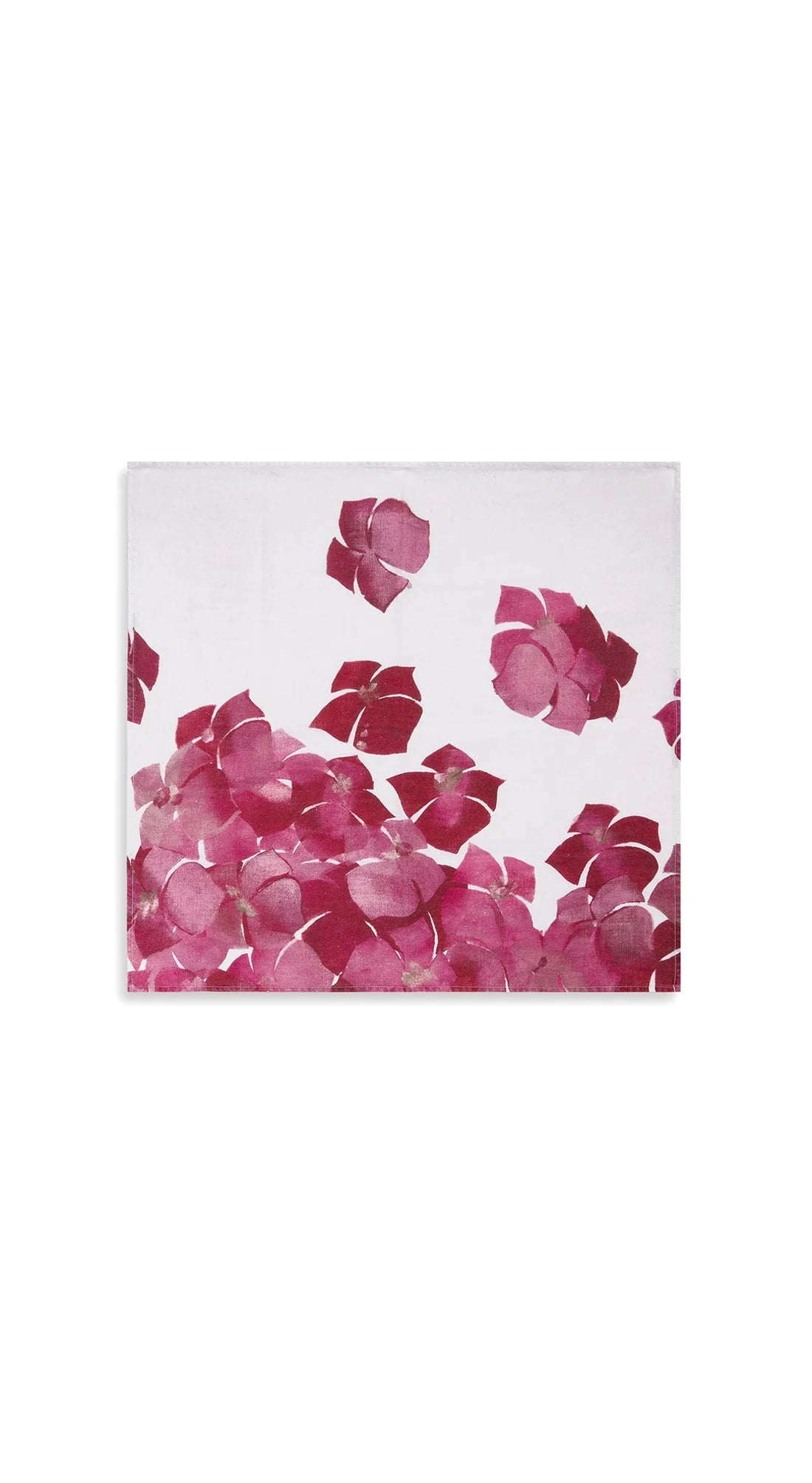 Hydrangea Linen Napkin - Pink