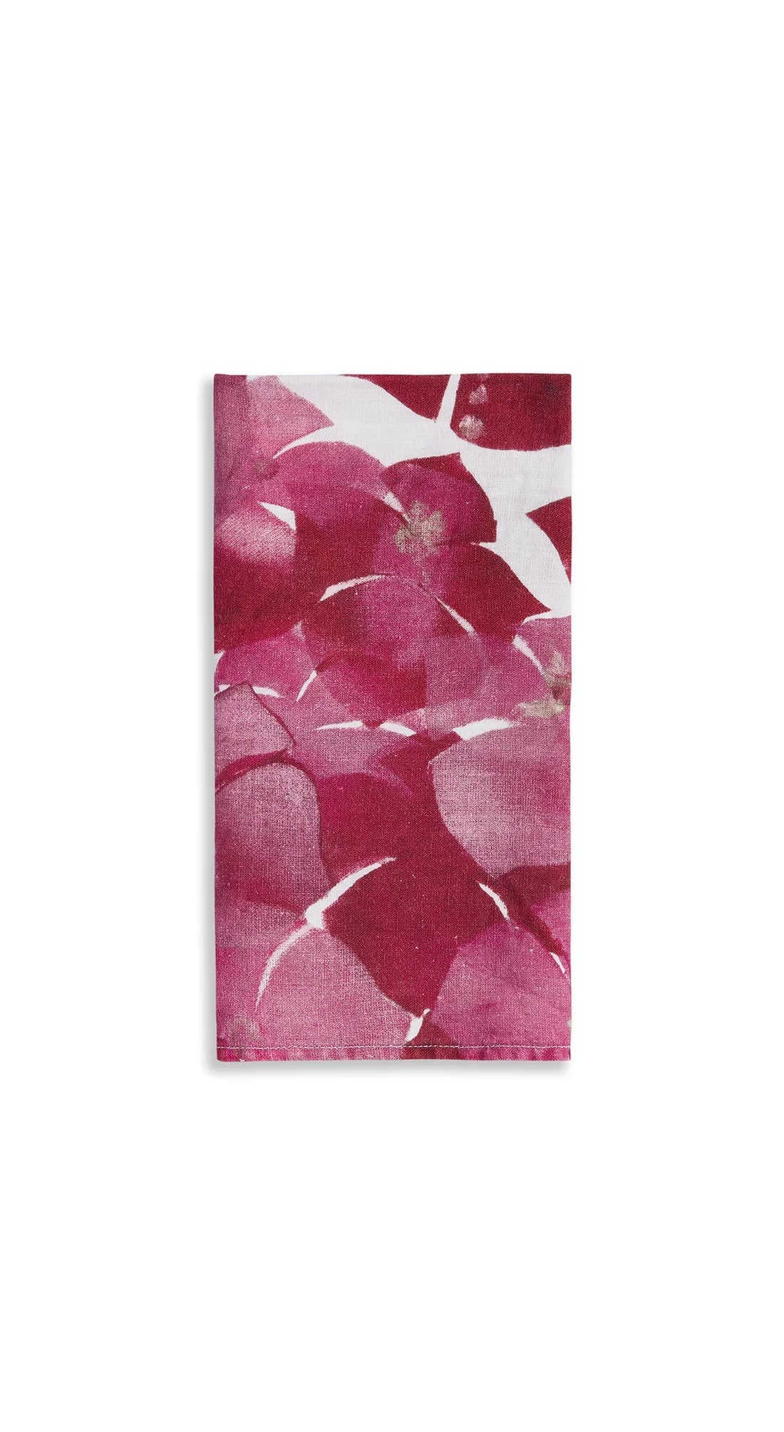 Hydrangea Linen Napkin - Pink