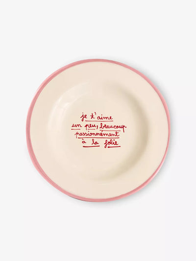 Je t'aime Dessert Plate
