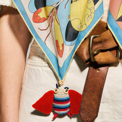 Creepy Crawly Cotton Scarf - 137x137 cm