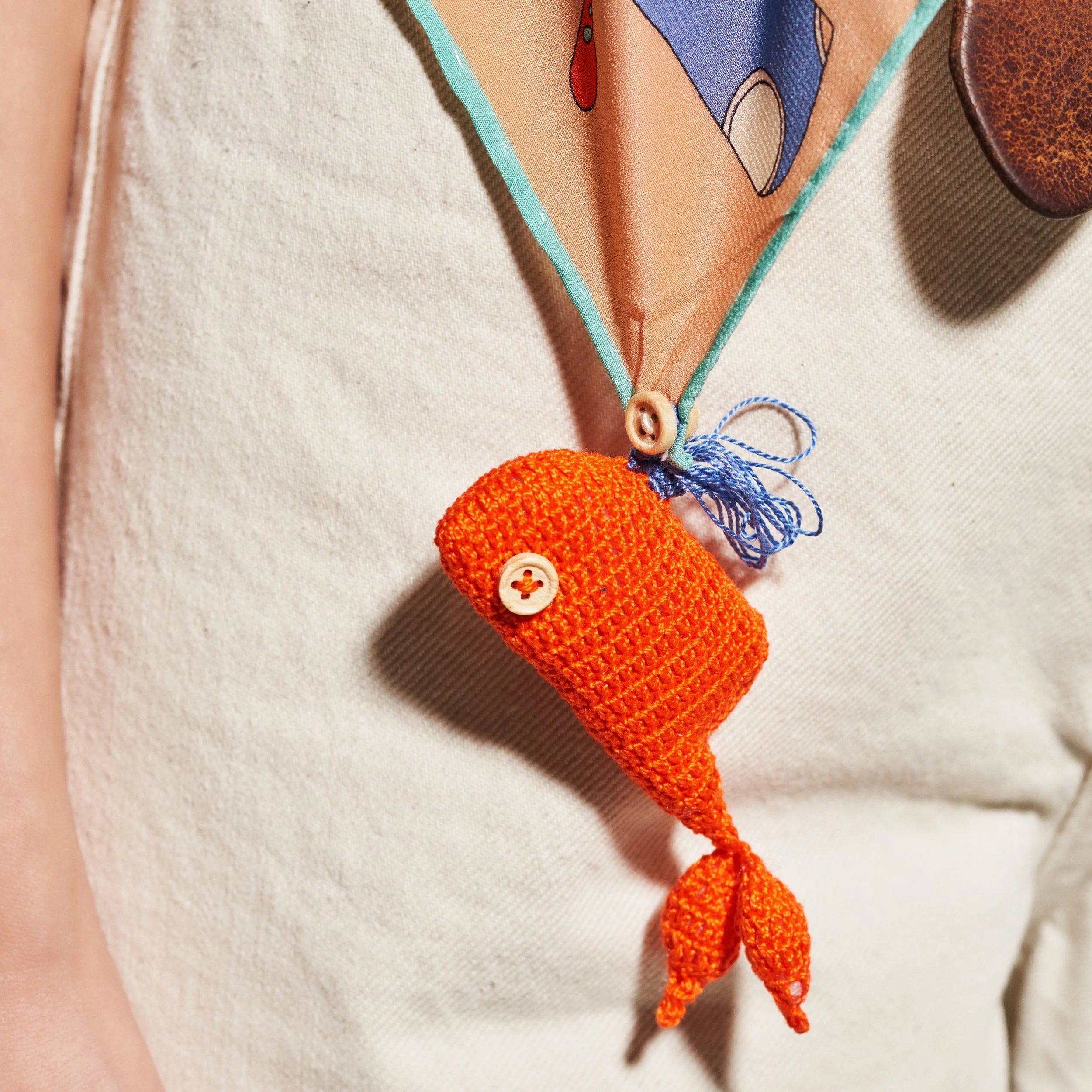 Song of the Deep Silk Scarf - 137x137 cm