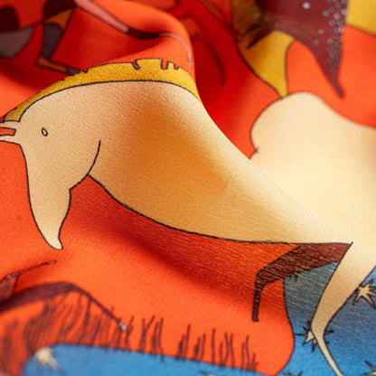 Equine Harmony Silk Scark - 105x105 cm