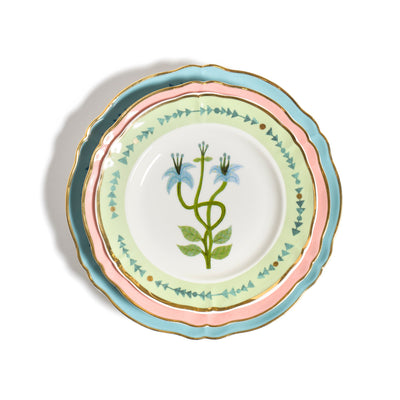 Bitossi Home Botanica Green Dessert Plate