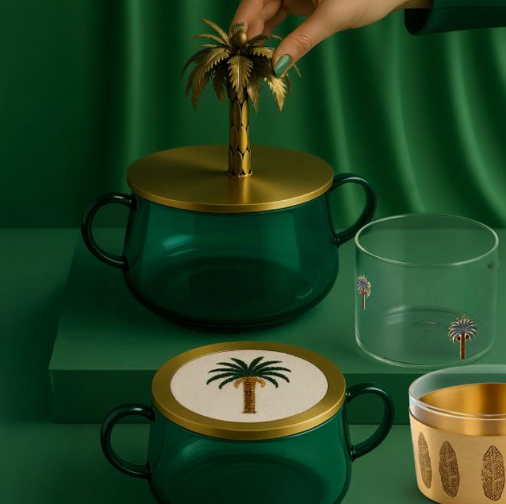 Zarina Palm Bowl - Medium