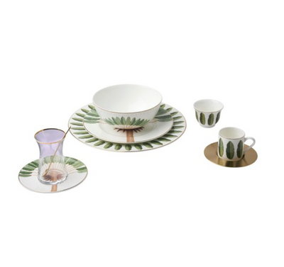Zarina the Palm Chaffe Cups - Set of 6