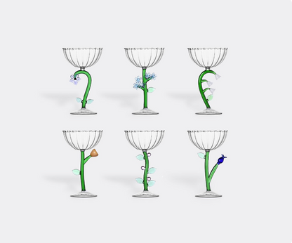 Ichendorf Optical Bowl Glass Flower