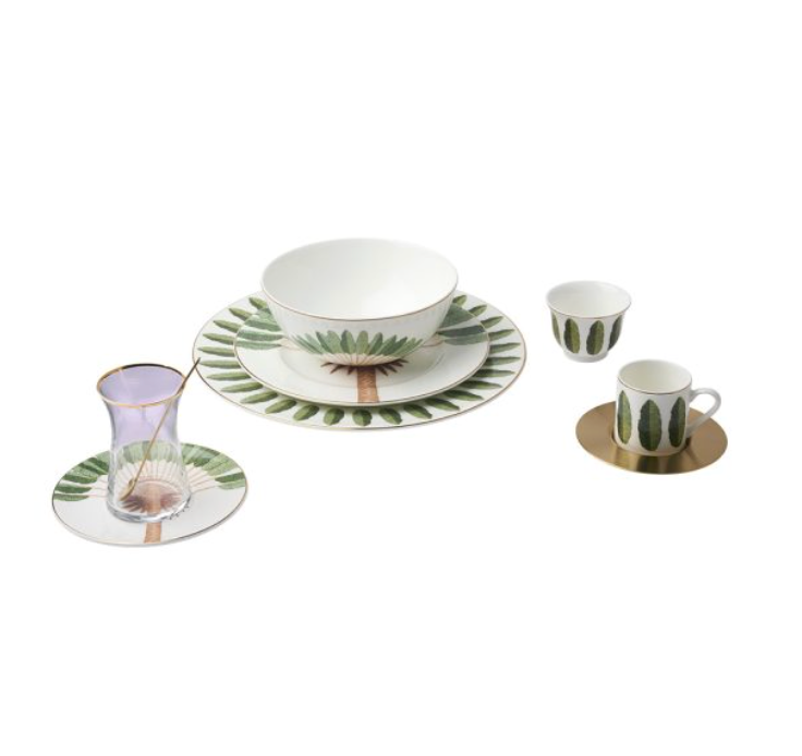 Zarina the Palm Espresso Cups - Set of 6