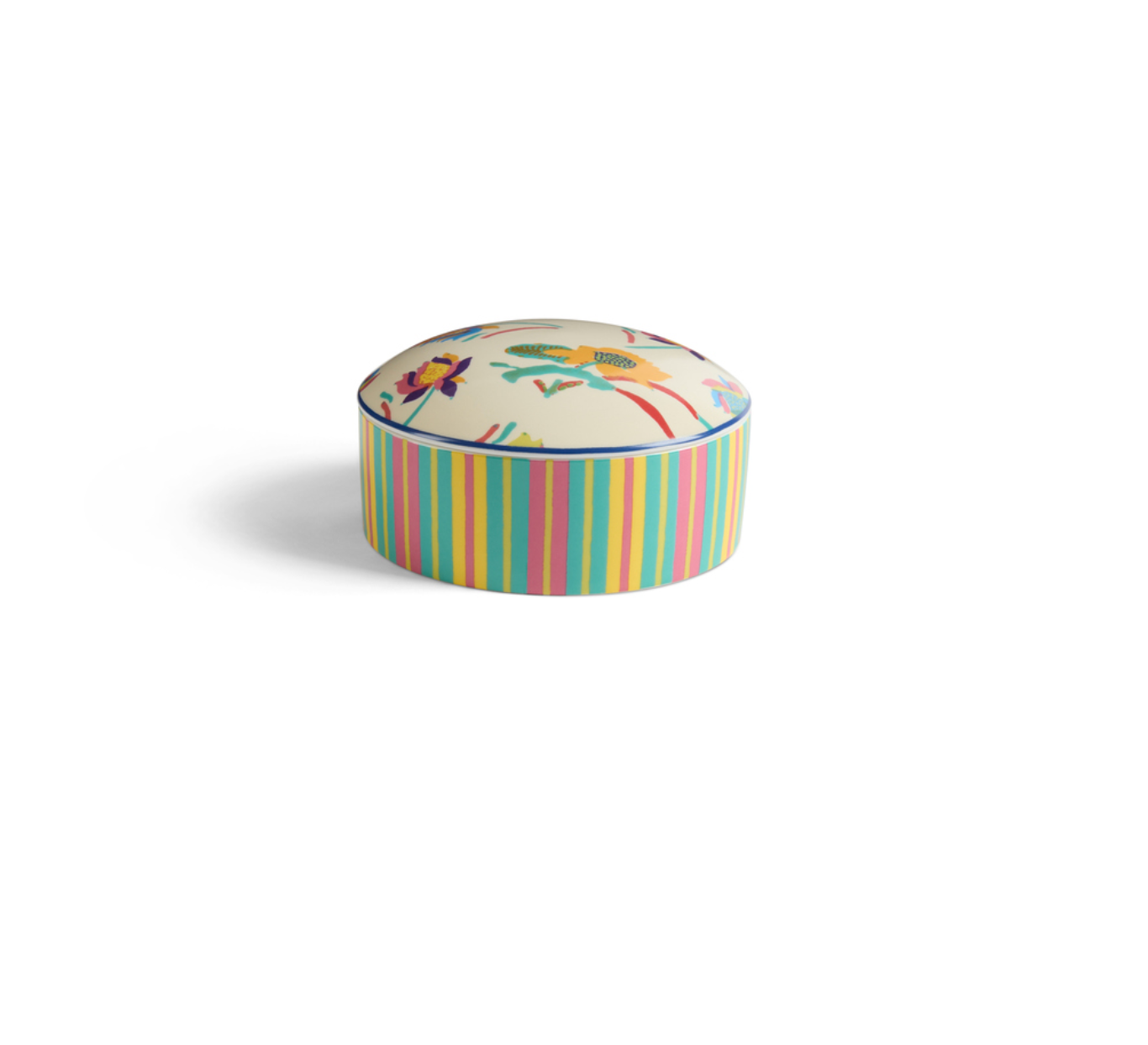 Japanese Porcelain Trinket Box - Cream