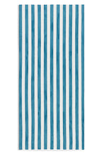 Load image into Gallery viewer, Stripe Linen Tablecloth - Blue &amp; White
