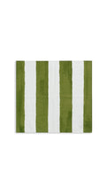Load image into Gallery viewer, Stripe Linen Napkin - Green &amp; White
