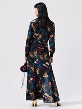 Load image into Gallery viewer, Hayley  Menzies Courageous Tiger Silk Maxi Skirt
