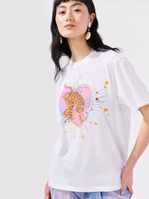 Load image into Gallery viewer, Hayley  Menzies Courageous Tiger T-shirt - White

