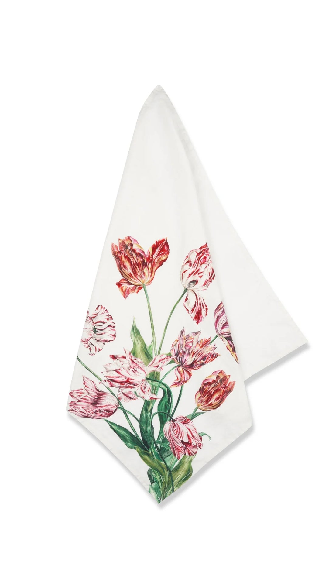 Tulip Linen Napkin Red & Pink