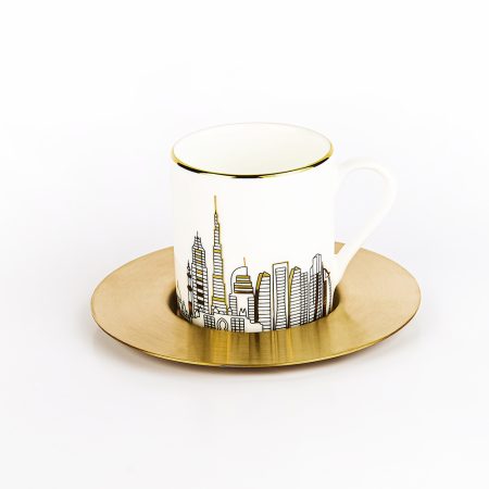 UAE Skyline Espresso Cups - Set of 6
