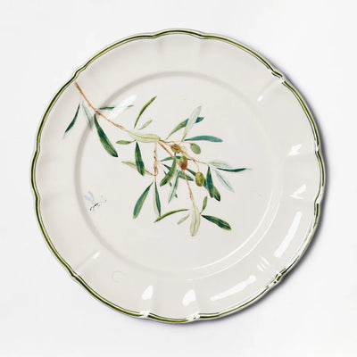 Olive Branch Dessert Plates - Set of 6