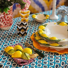 Load image into Gallery viewer, Les Ottomans Lemon Porcelain Pasta Bowl
