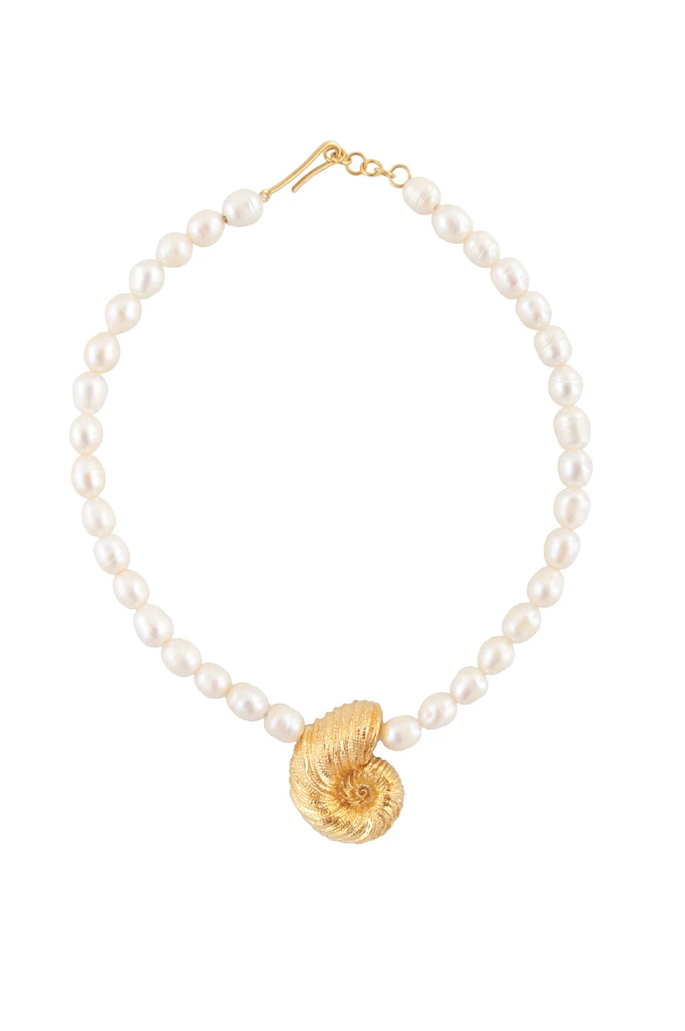 Statement Pearl Seashell Necklace