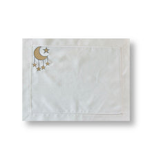Load image into Gallery viewer, Moon Stars Placemat - Silver and Gold
