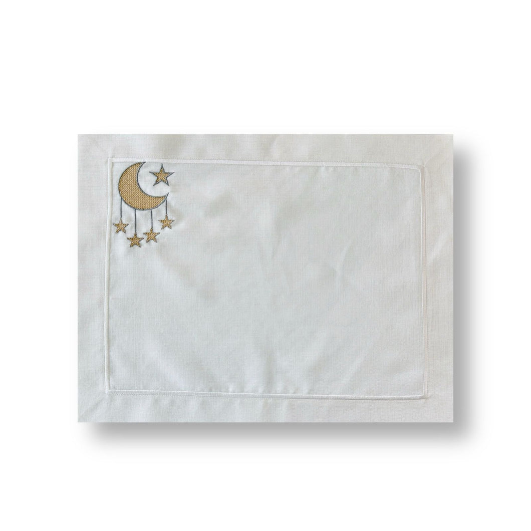 Moon Stars Placemat - Silver and Gold