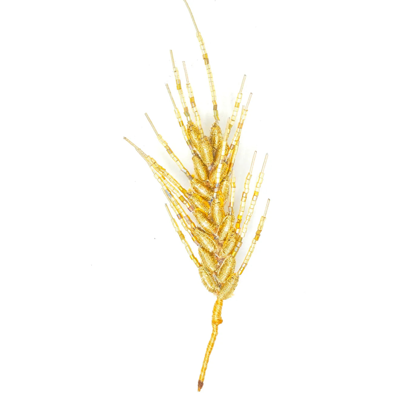 Golden Wheat Brooch Pin