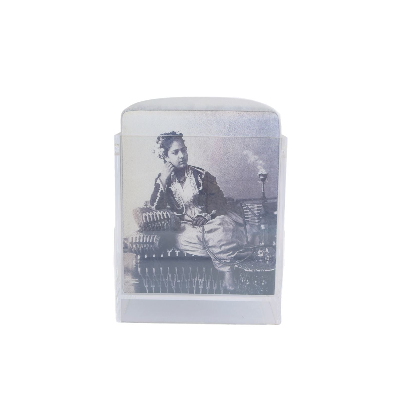 Nada Debs Vintage Floating Stool - Silver