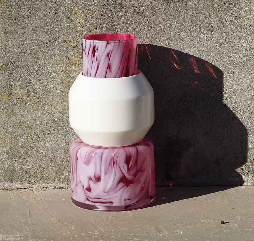 Totem Vase #2 Pink