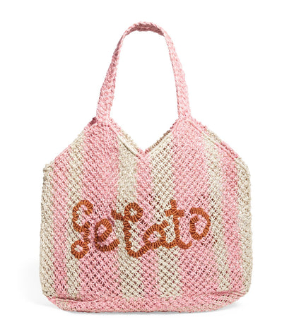 The Jackson Jute Tote Bag - Gelato