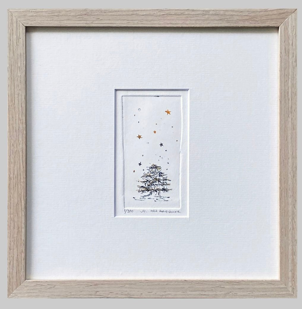 "Mini Cedar" Etching