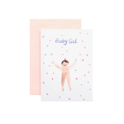 Zenobie Baby Girl Greeting Card