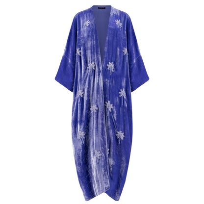 Lavender Velvet Kimono