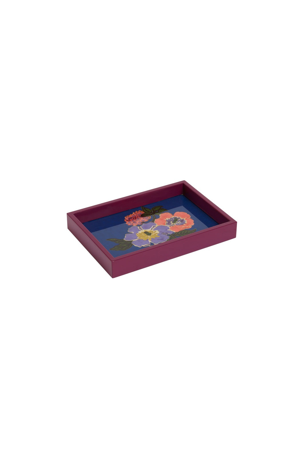Rectangular Blue Dandelion Tray