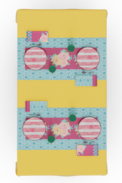 Corolla Frida Magenta Cotton Runner