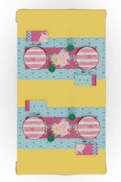 Corolla Frida Magenta Cotton Runner