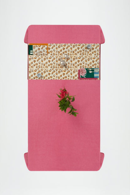 Leopard Stripes Cotton Runner - Green