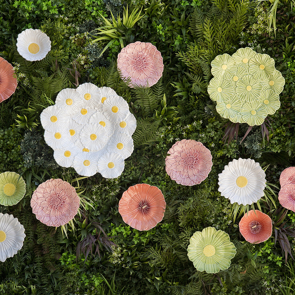 Maria Flor Salad Plate - Hollyhock