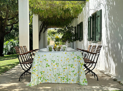 Buttercup Linen Tablecloth