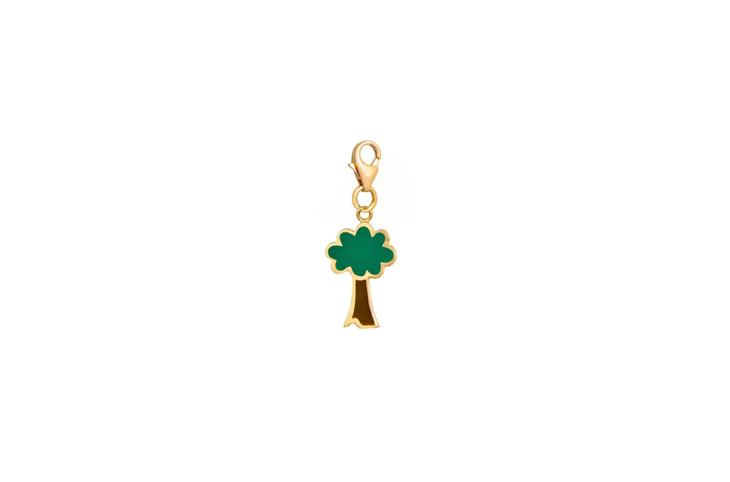 LRJC A Tree from Beirut Charm 18K Gold