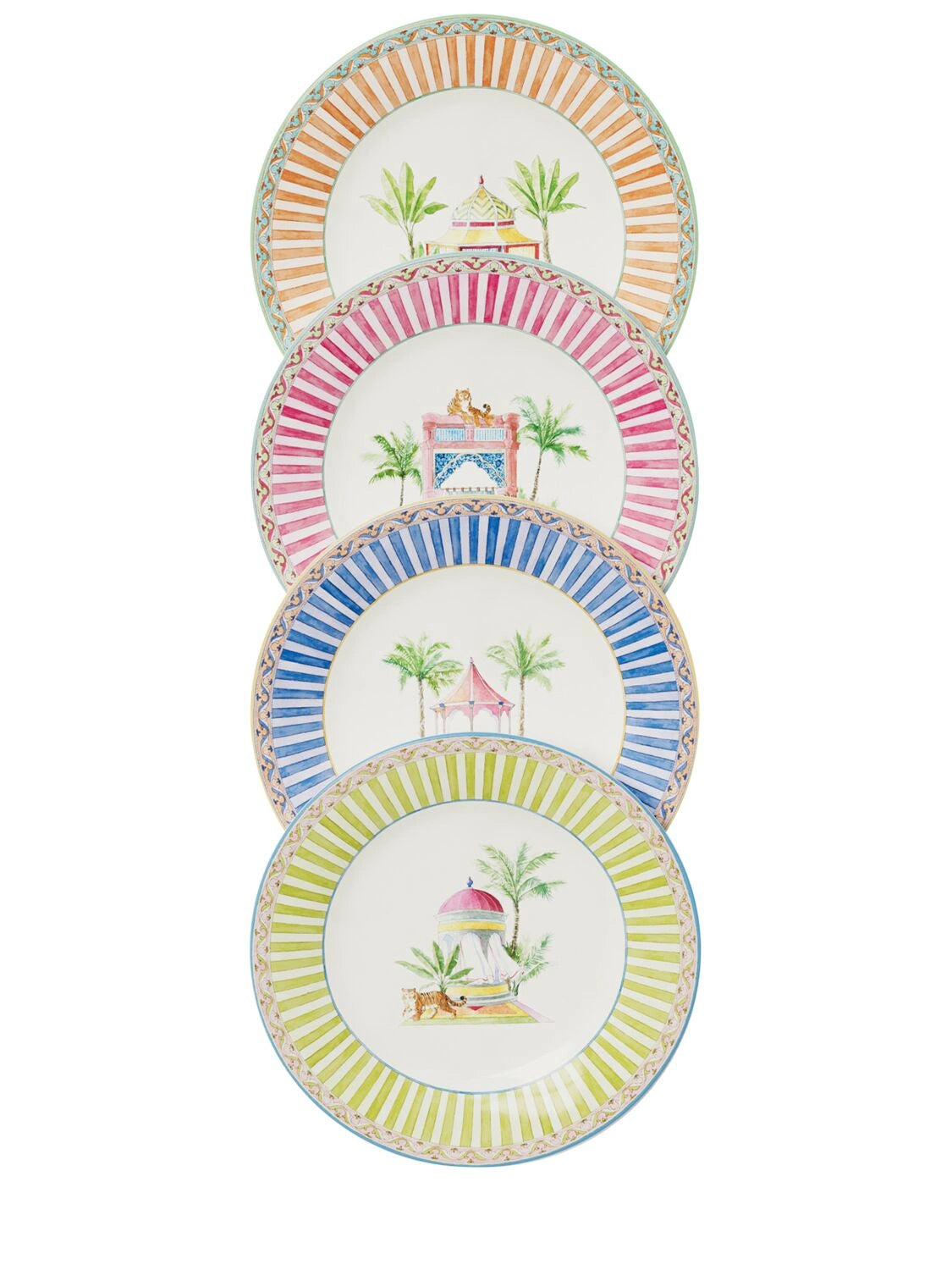 Sariska Porcelain Dessert Plates Set of 4