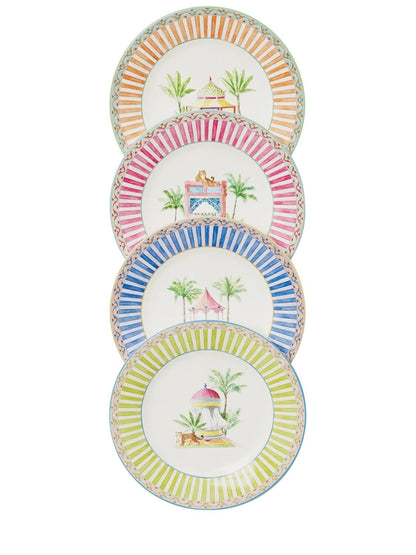Sariska Porcelain Dessert Plates Set of 4