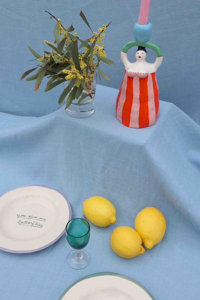 Claudia Orange Candle Holder