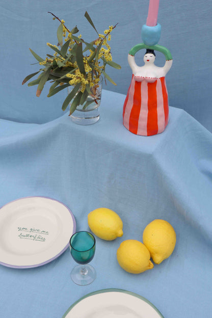 Claudia Orange Candle Holder