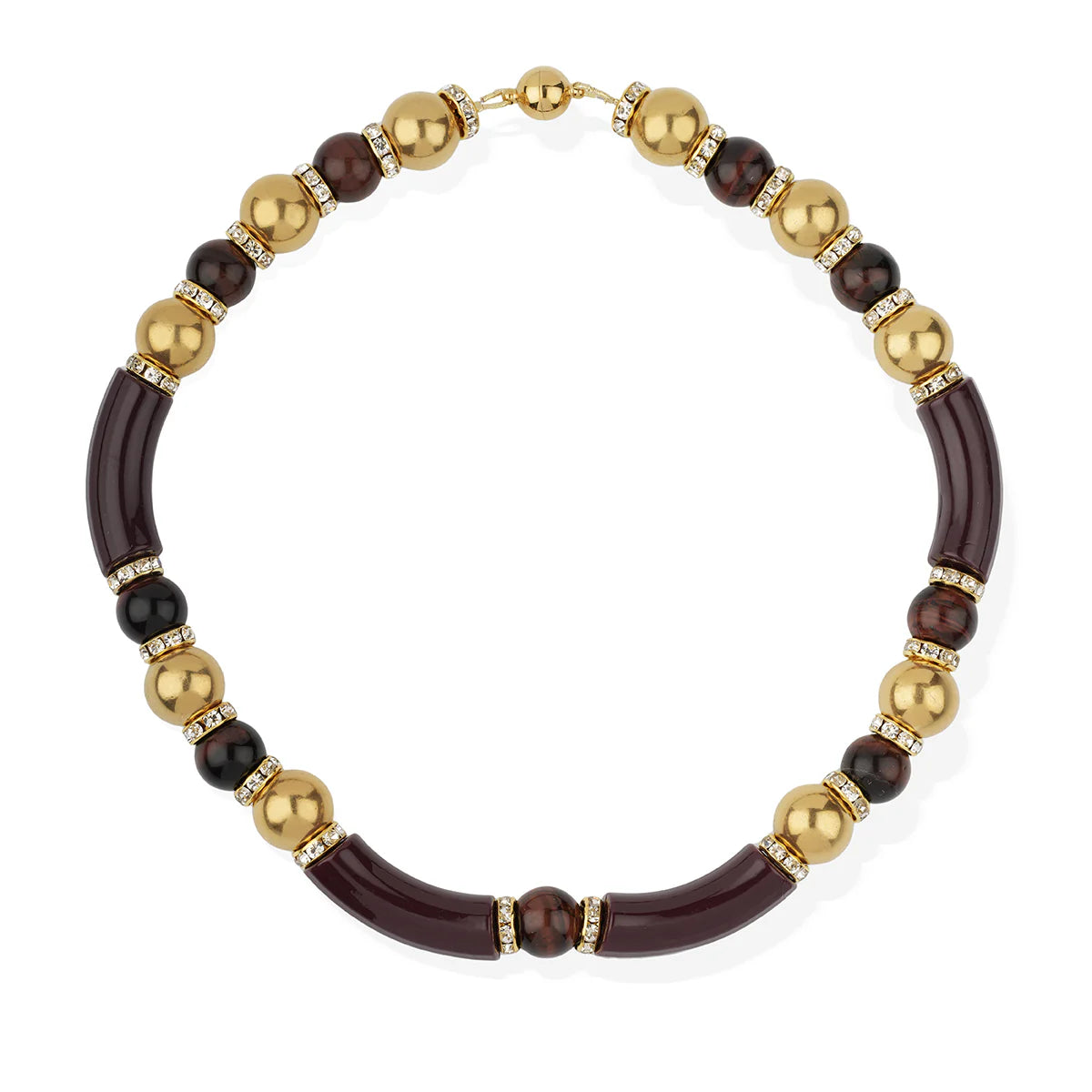 Necklace Nevada - Bordeaux