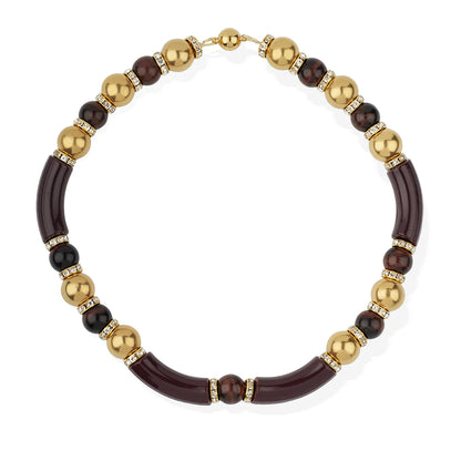 Necklace Nevada - Bordeaux